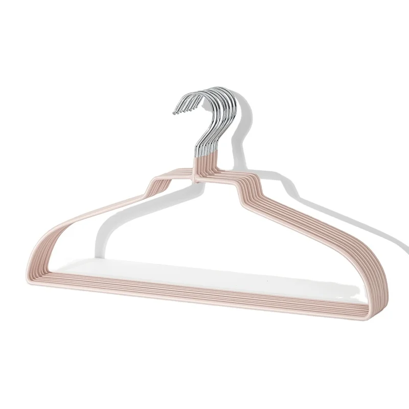 SOLELY Factory Direct Sale Non Slip Suit Organizer 17 inches Wrinkle-free  Plastic Coated Durable Hanger