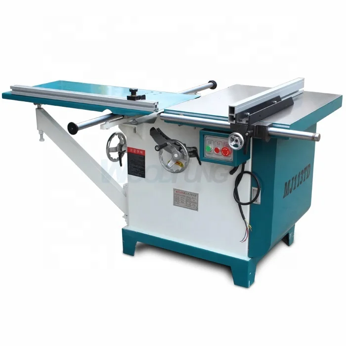 Tilting Circular Saw Woodworking Circular Table Saw Machine With Sliding Table for Wood Cutting