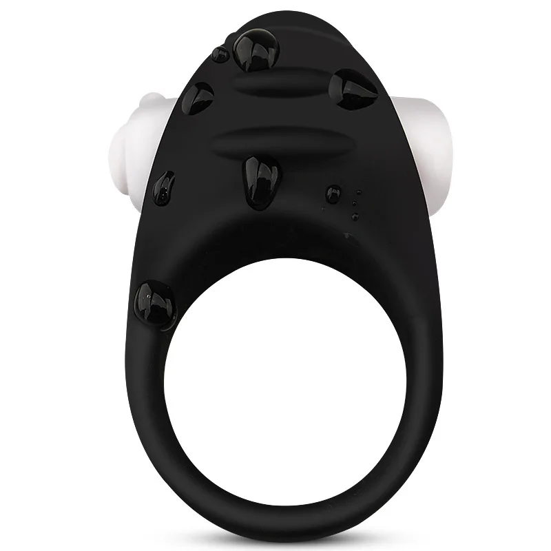 Adjustable Silicone Vibrating Cock Ring for Men Rubber Dildo Cock Rings for Small Penis