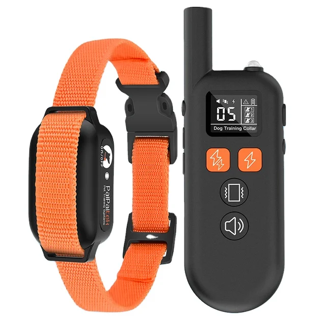 1000ft Range Vibration Beep Harmless Safe  No Pull Training Dog Collar Humane Dog Shock Collar With 4 Training Modes