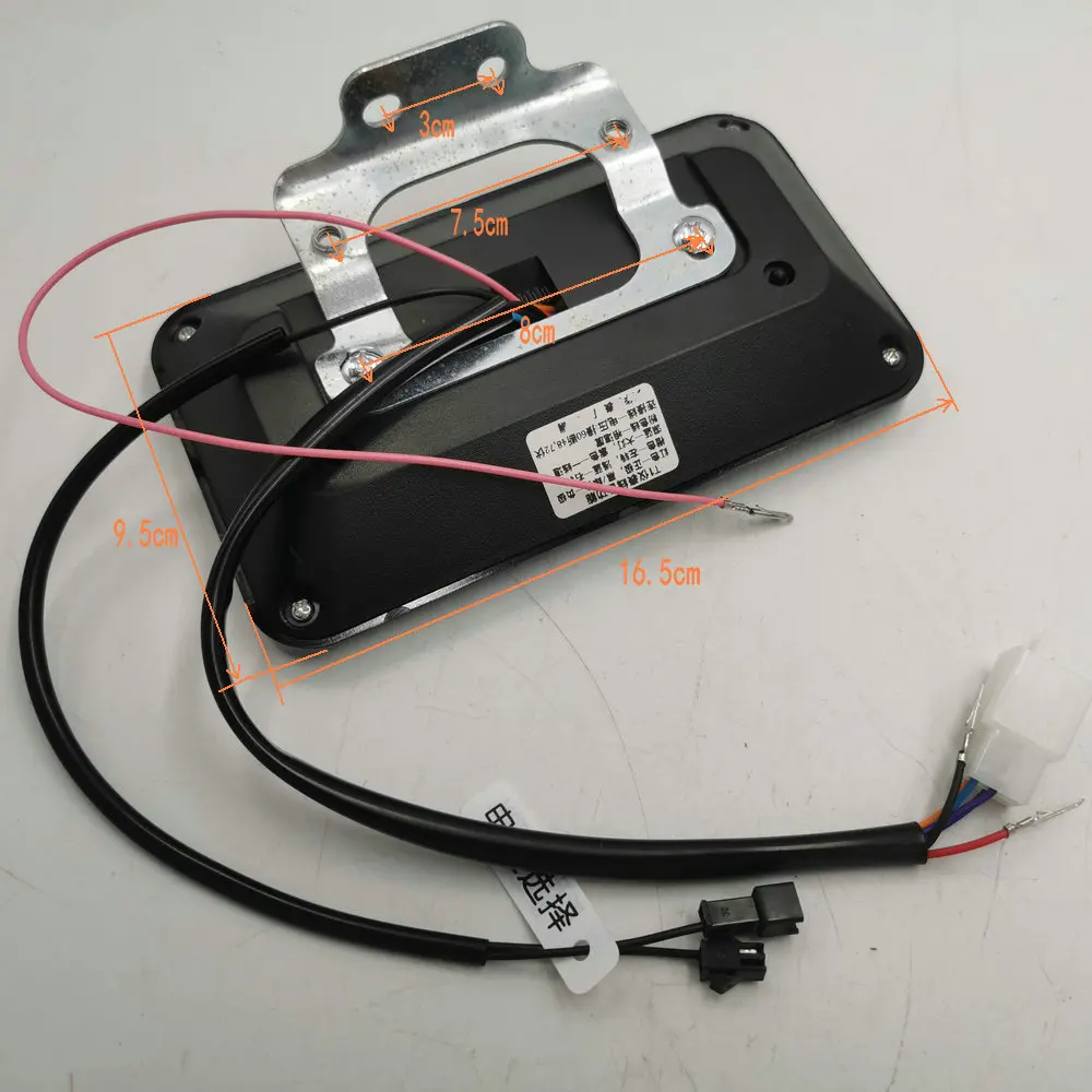 Дисплей для электрического скутера Dajiang инструмент «Черепаха король» 48 В 60 в 72 прямого/изогнутого руля свинцово-кислотного/литиевого