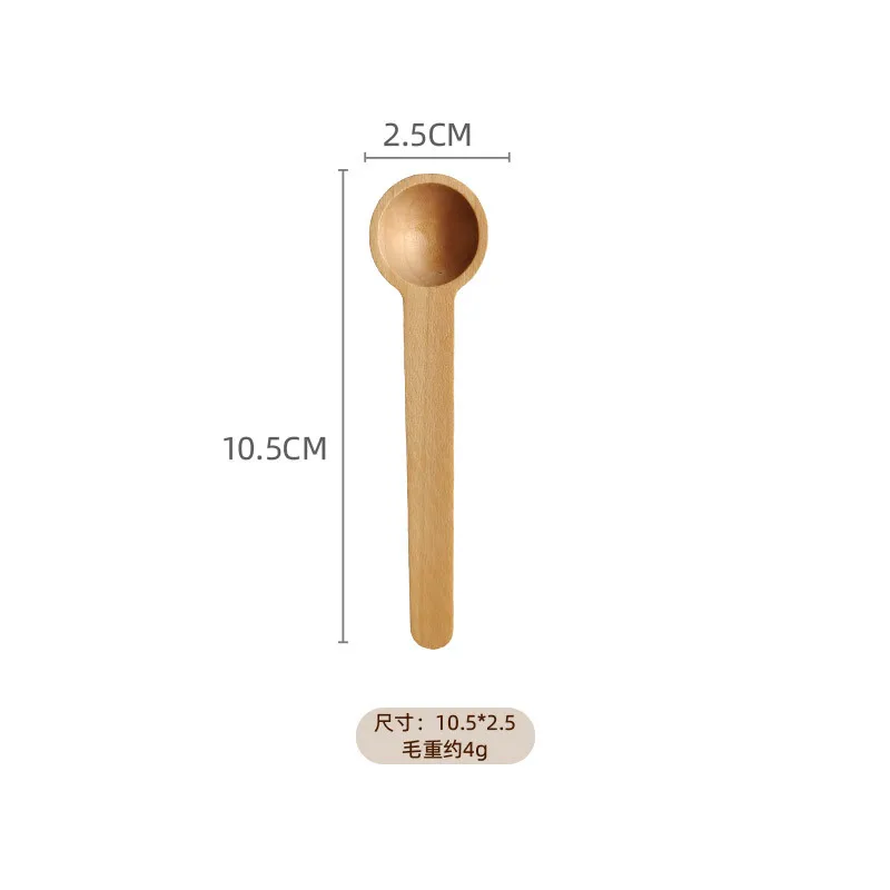 Mini Tasting Spoons Condiments Salt Scoop Kitchen Cooking Seasoning Oil Coffee Tea Sugar Mini Nature Small Wooden Spoons