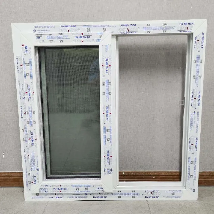 House windows Pvc double glazed Upvc profile sliding windows with mosquito net factory