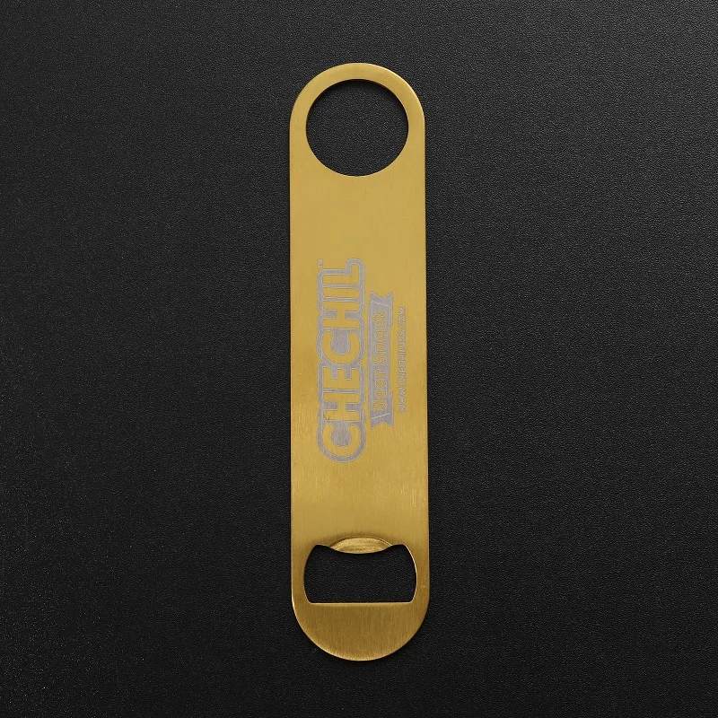 Customize 2d Logo Letter Metal Beer Bottle Opener Brass Silver Black Sublimation Blank Stainless Steel Bottle Opener for Bar