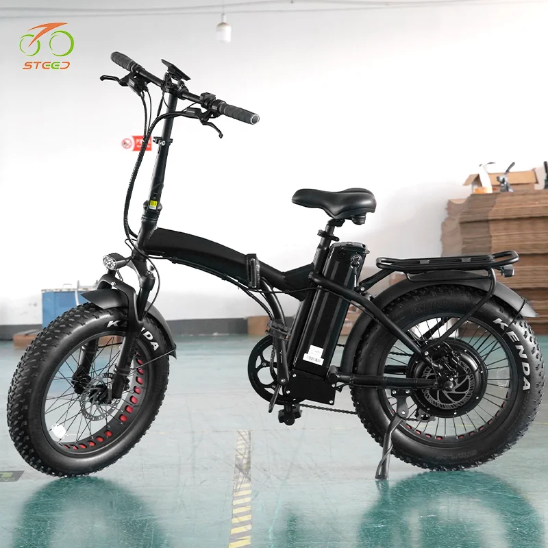 Steed 48v E-Bike with 1000w Motor Foldable Fat Tire Bike