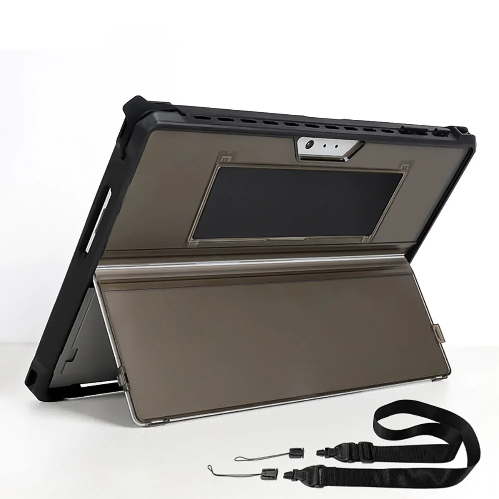 Frosted Tablet Case For Microsoft Surface Pro 10 9 8 7 6 5 Go 4 3 2 Protective With Hand Grip Strap Shoulder Pbk195 Laudtec