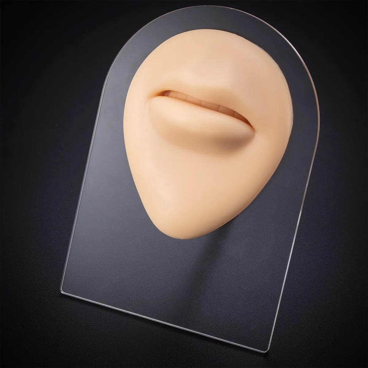 Realistic Tatoo Puncture Practice Body Part Mould With Display Support Artificial Nose Mouth Eyes Ears Navel Piercing Silicone
