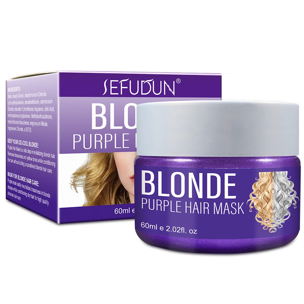OEM частная торговая марка Фиолетовый шампунь для восстановления волос