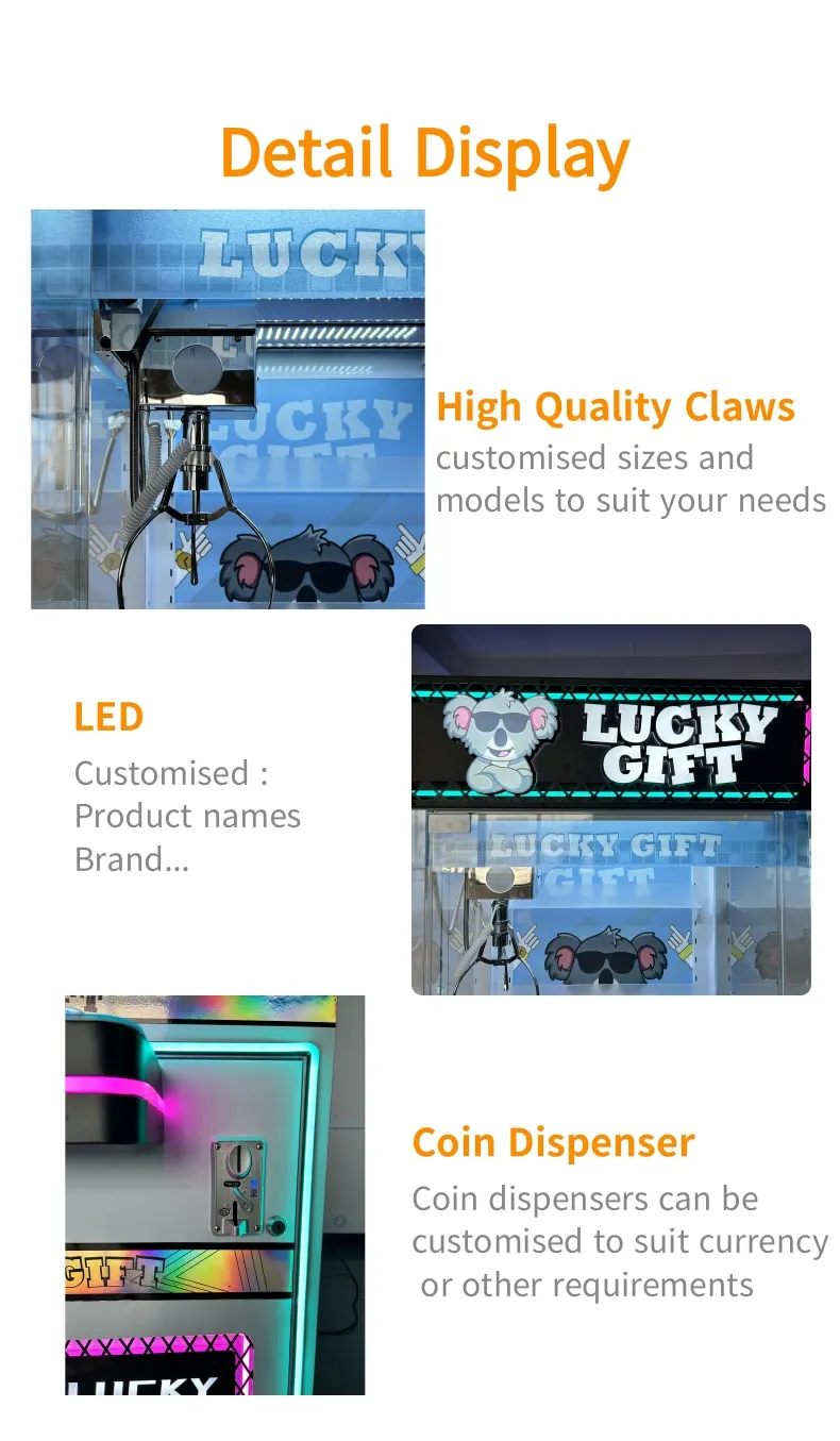 Funpark Wholesale Indoor Arcade Crane Machine with Plush Toys Claw Factory Direct Supply Attractive Design for Doll Collection supplier