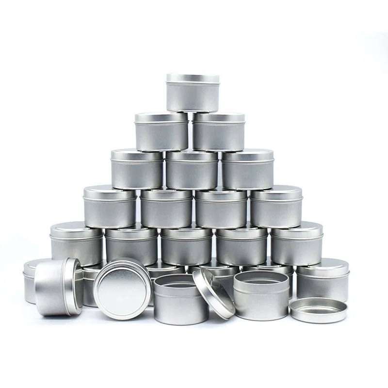 Aazon.co: 18-Pack Epty Square Silver Etal Tins With Clear Window