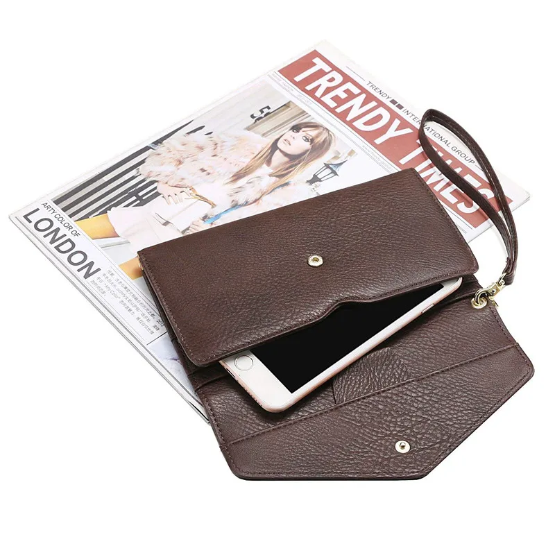 Женский и мужской дорожный клатч из искусственной кожи, кошелек, дорожный кошелек