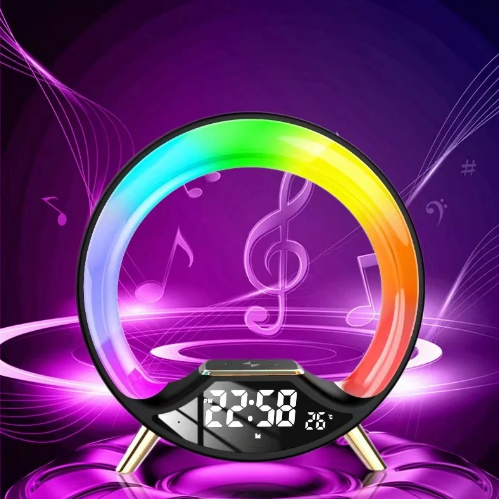 Smart Light Sound Machine Charger Sunrise Alarm Clock Wake up Light with Touch Control