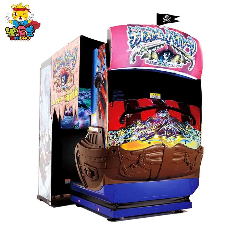  2-Player Metal Gun Shooting Arcade Simulator 220v Video Game Machine for Kids & Adults Age 6+