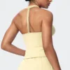light yellow vest