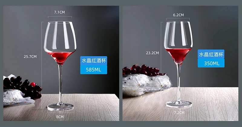 Premium Wedding Stemmed Wholesale Beautiful Designer Handcraft Long Stem Hand Blown Customized Red Wine Glasses