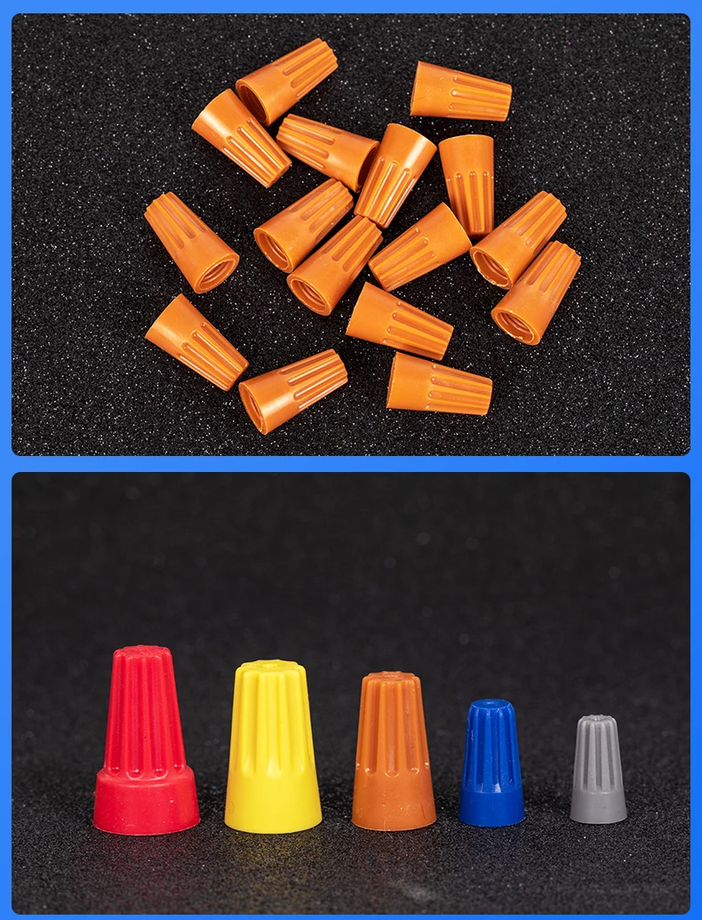 Twist-on Wire Connector Connection Nuts Wire Connector - Buy Pvc Wire ...