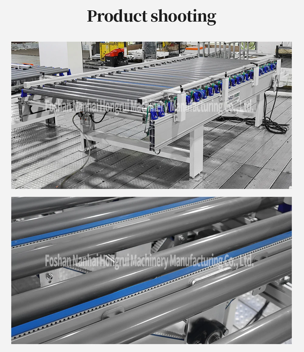 Hongrui High Quality Powered Cylinder Roller Conveyor details