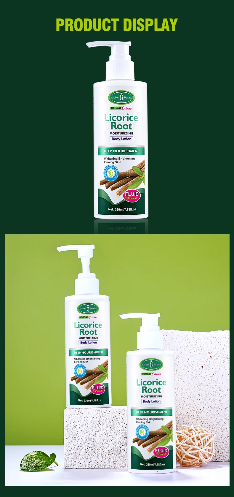 Aichun Beauty 100 Organic Body Whitening Cream Licorice Root Best