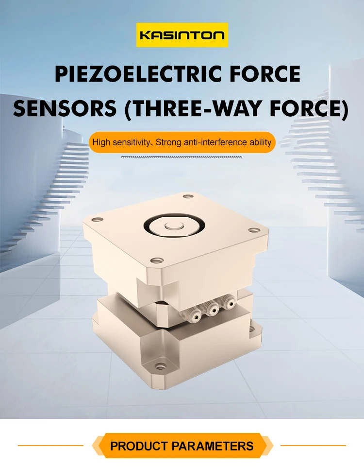 JSDCL3010L Piezoelectric Triaxial Force Sensor Industrial Pressure Vibration Pickup for Tridirectional Measurement factory