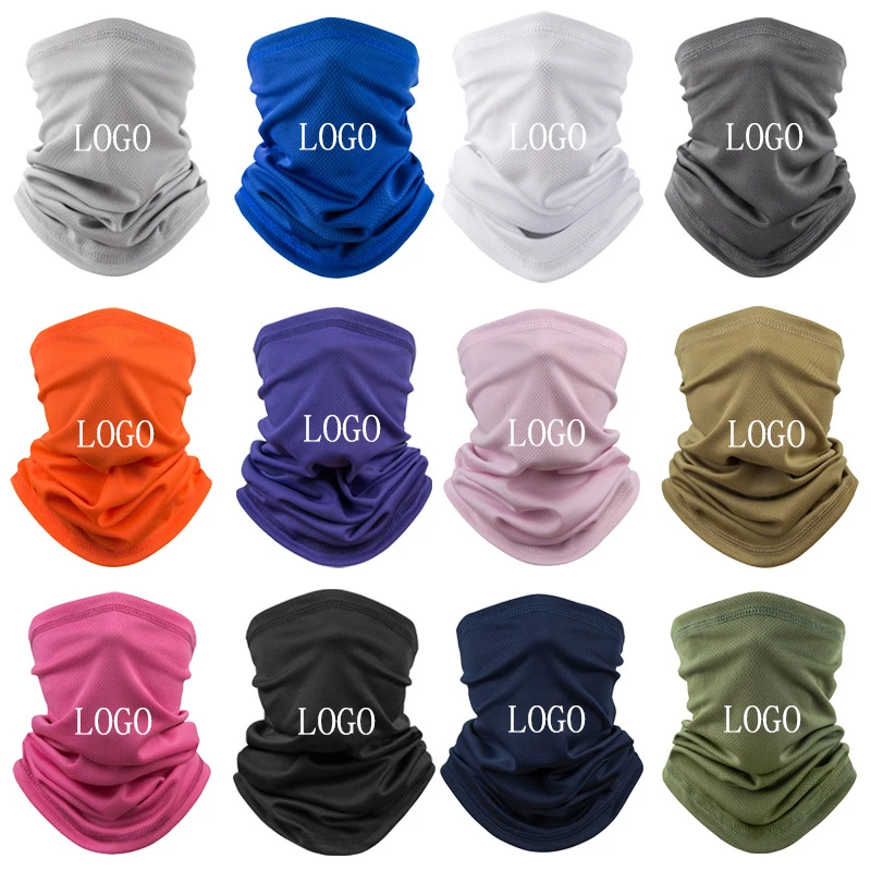 Custom Design Logo Cooling Tube Neck Gaitor Scarf Cycling Sports Bandana Motorcycle Bandana