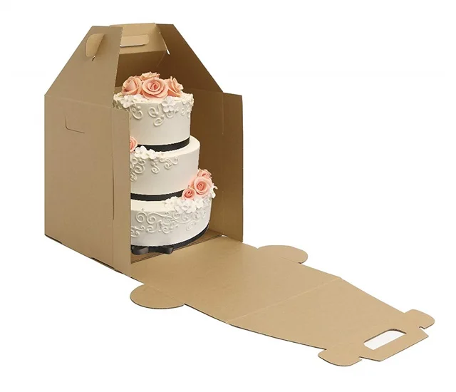 White Plain Cake Box With Window With High Quality Buy White Plain