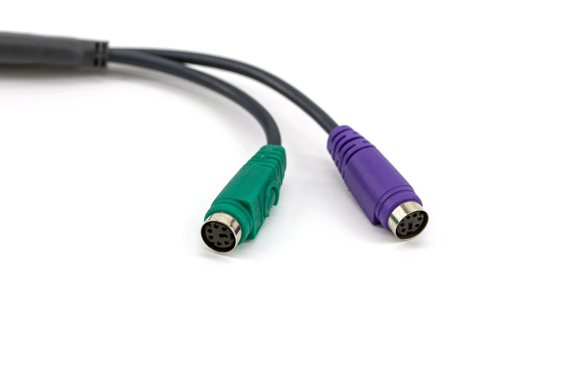 High Quality USB to PS2 Cable 1 USB Male to 2 PS2 Female Mouse Keyboard Adapter with Chip