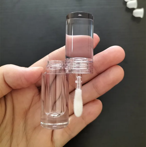 Custom Logo 2023 Big Applicator Lip Oil Container Mini Crystal