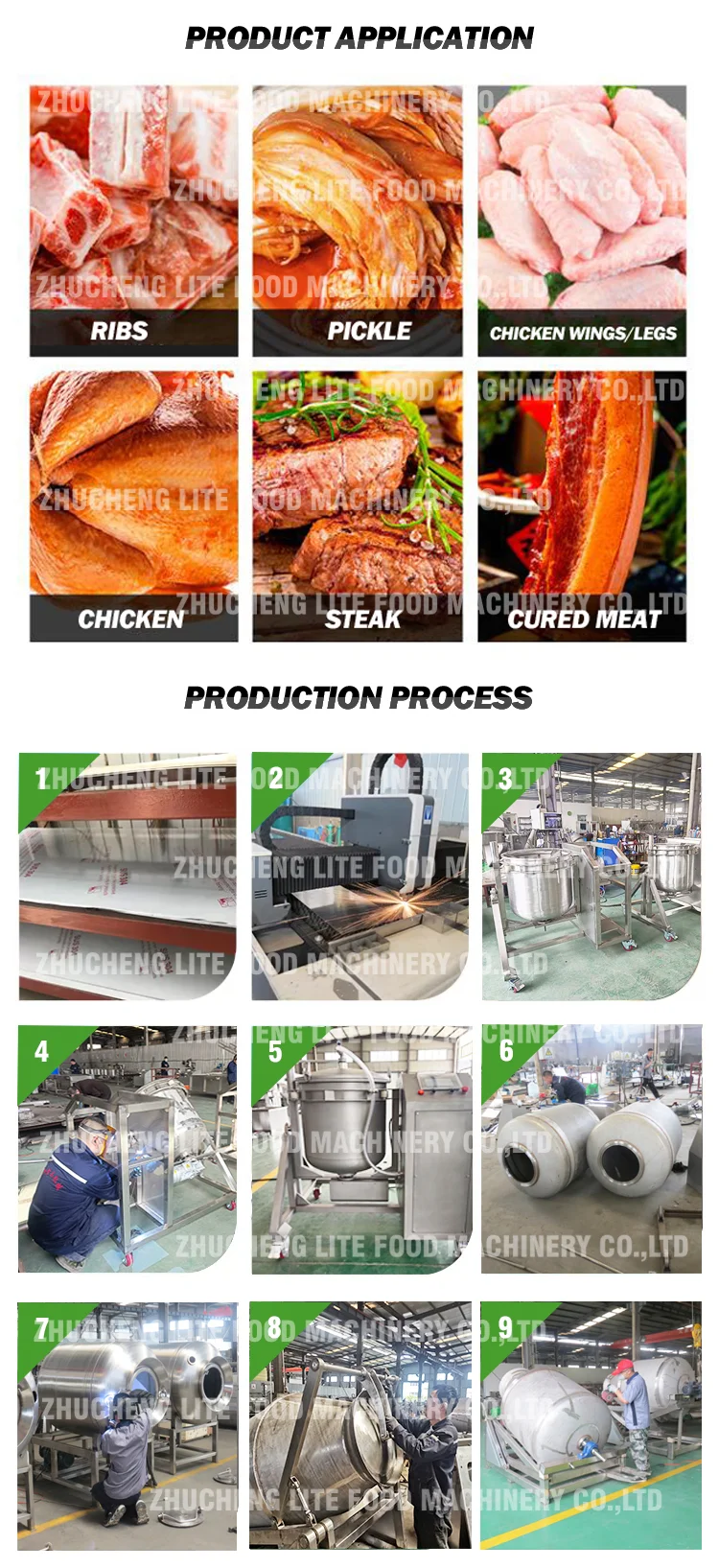 100l Tilted Jerky Meat Tumbler/meat Chicken Tumbling Machine Meat