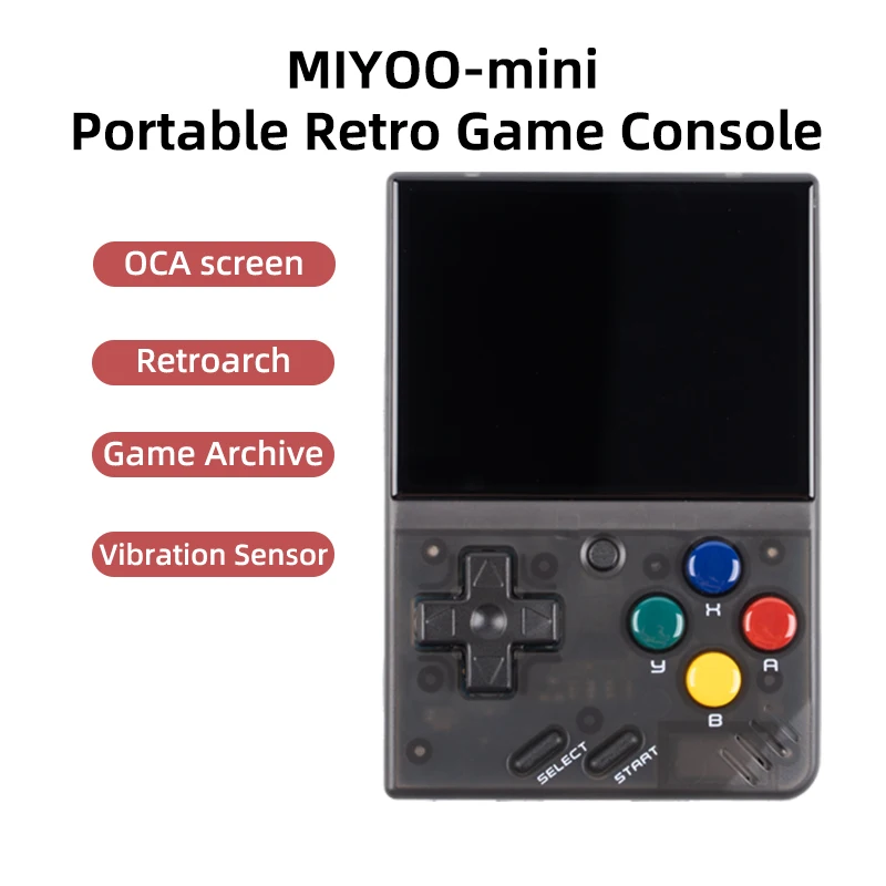 MIYOO MINI V4 Retro Handheld Game Console - 2.8 Inch HD Screen