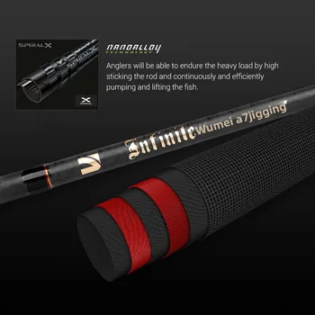 For Wuji A7 Iron Pole Lure Deep Sea Boat Carbon Fishing Rod Heavy Duty Fast Pumping Jigging Technique Gun Handle Fishing Gear – Metal Jig – view 4