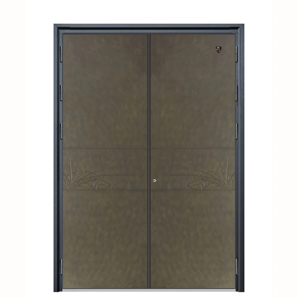 Bullet Proof Security Stainless Steel Security Lobby Entrance Door Security Steel Door Front Entry Doors