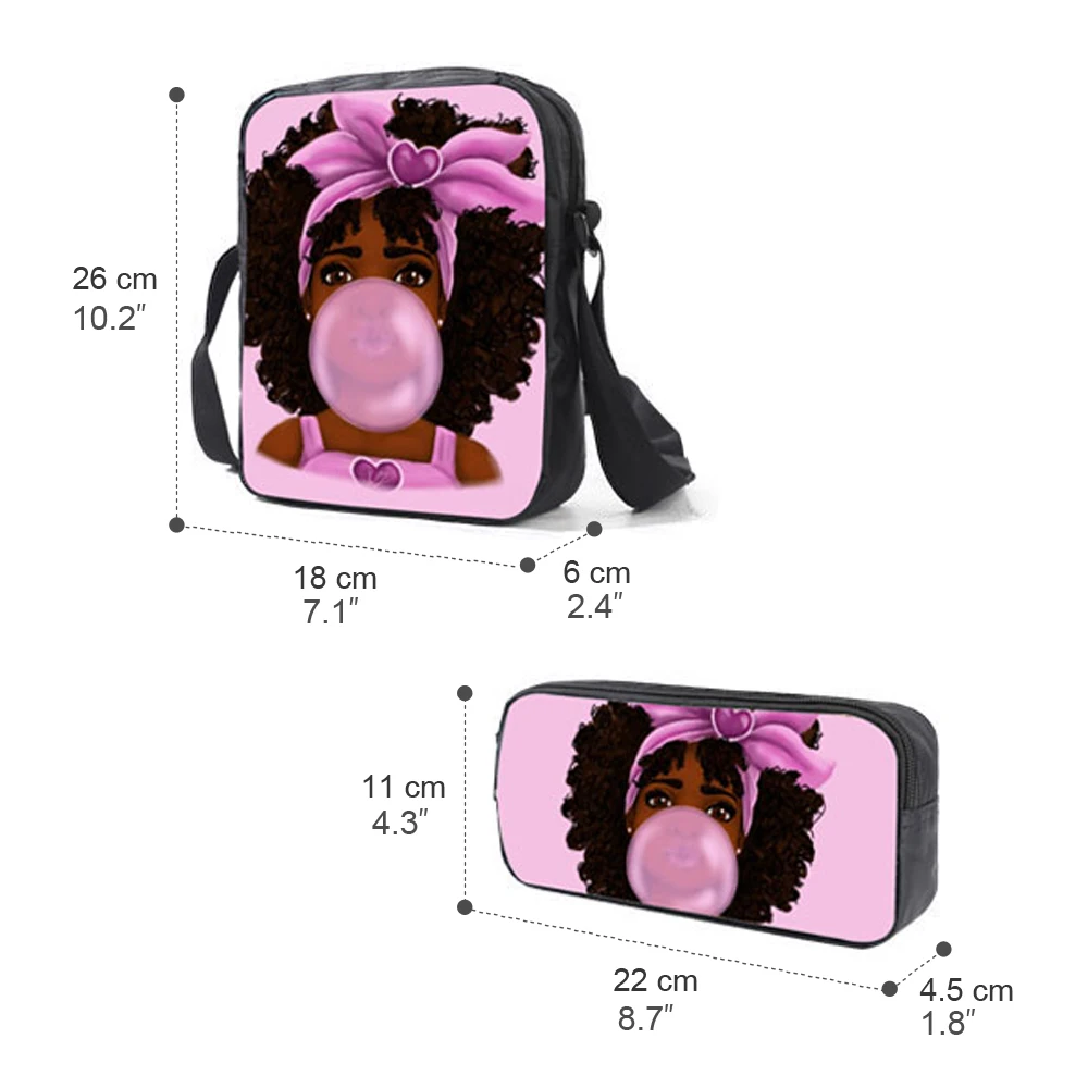 Heat Transfer Logo Printed Blank Backpack School Bag with Lunch Box