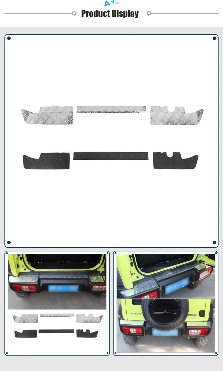 2020 jimny accessories rear bumper scuff plate for suzuki jimny