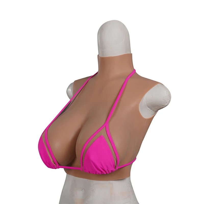 Real Skin Touch Floating Point Design Life Like Silicone Breast Big Silicone Boobs for Man to Woman Shemale Ladyboy Transgender