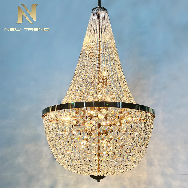 CPL-359 Modern Style Indoor Decoration Custom Crystal Lighting Hotel Villa Luxury Chandelier   