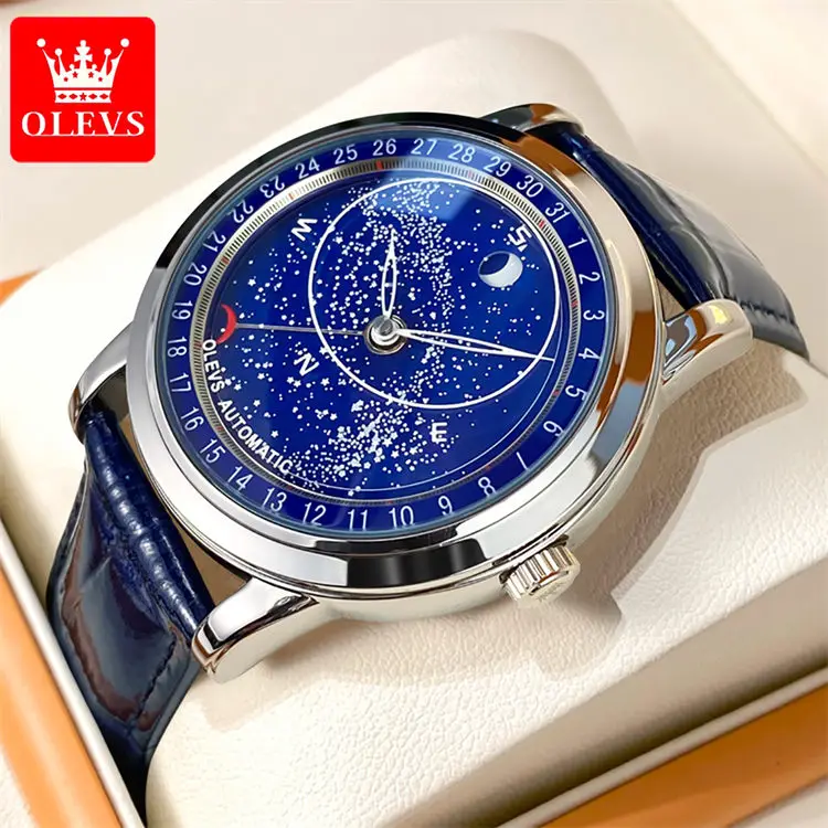 OLEVS 9923 Classic Guangzhou Man Mechanical Watch Eco-Friendly