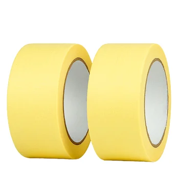 High Temperature Heat Resistant Double Sided PVC Paper Film Yellow Liner White PVC High Viscosity Acrylic Masking for High