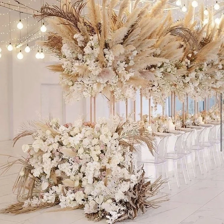 50cm-150cm Custom Pampas Grass Multi-Color Artificial Pampas Grass Colorful  Pampas Grass Decor Wedding Decorative Flowers Fluffy Tall Pampas Grass -  China Artificial Pampas Grass and Pampas Grass price