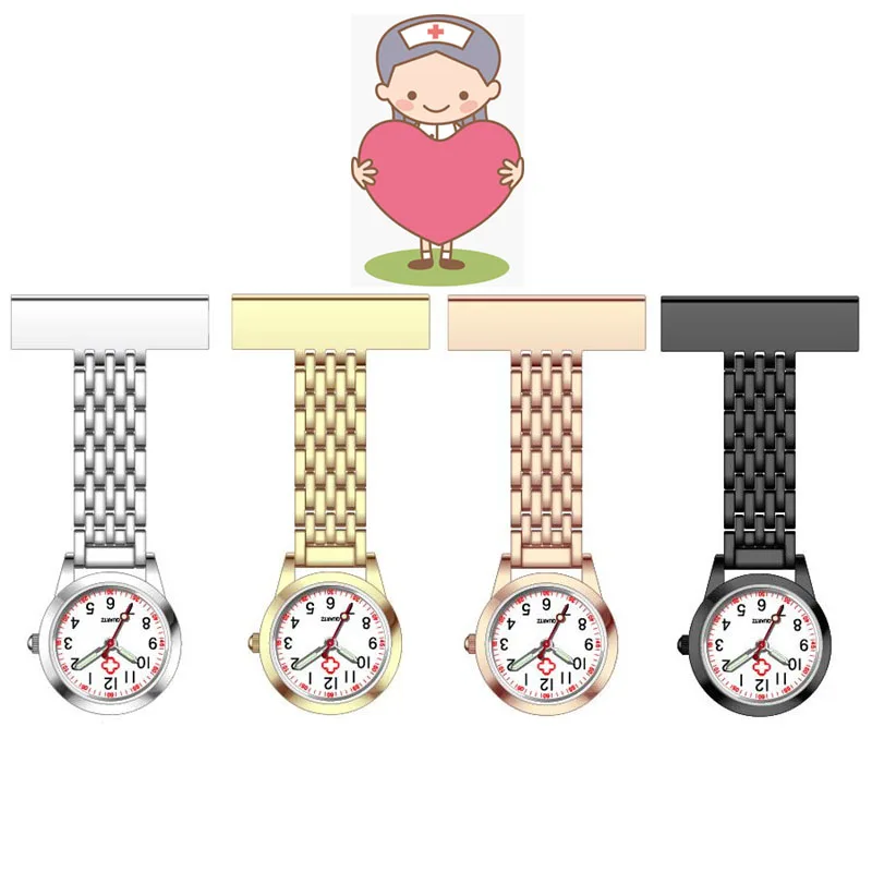 silver nurses fob watch
