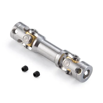 Upgrade Spare Parts Accessories Silver Metal Drive Shaft Joint for 1/14 Tamiya RC Tractor Truck Model Car