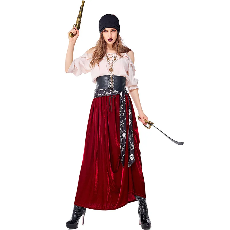 Factory Wholesale Women Party Dress Carnival Halloween Pirate Cosplay  Costume - Buy Halloween Pirate Cosplay Costume,Women Cosplay Costume,Masquerade  Outfit Product on Alibaba.com