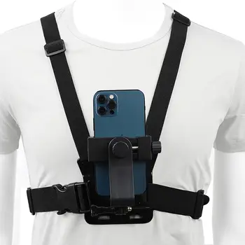 YHTSPORT Borstband En Hoofdband Voor Actiecamera - Compatibel Met GoPro En Smartphones | POV Opname Accessoire