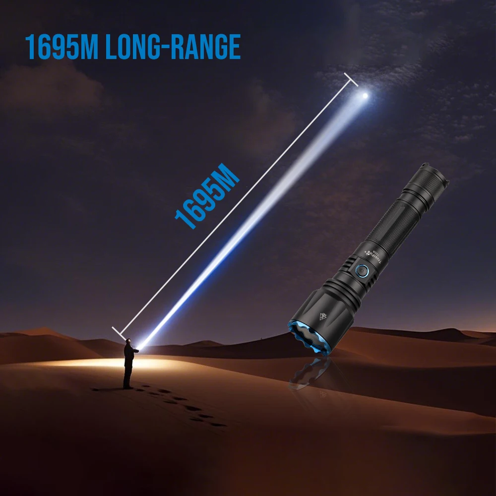 Trustfire T45R LEP Flashlight Aviation Aluminum Waterproof Torch