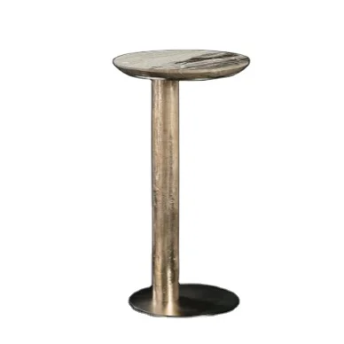 Luxury Side Table Coffee Table Hotel Living Room Luxury Furniture Modern Design Side Table with Metal Legs
