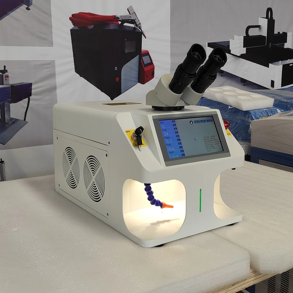Jewelry Spot Welder Gold Equipment 200w Laser Welding Machine Soldering