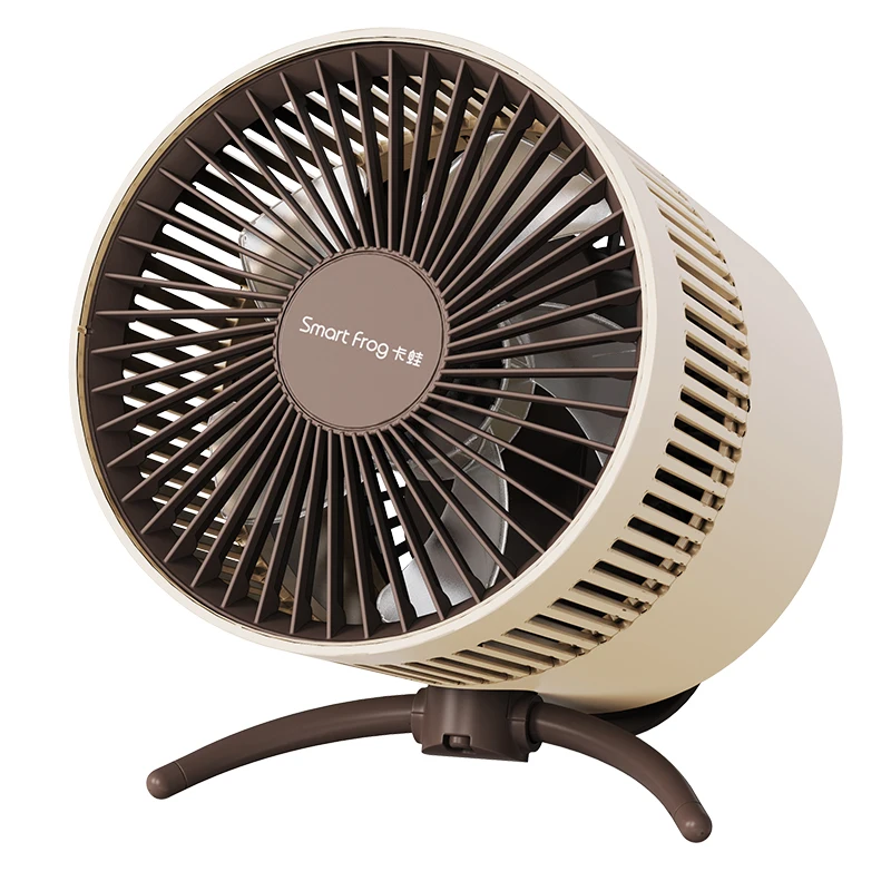 Ventilador Escritorio Ventilador Turbo Jet De Escritorio Con Luz Azul - Flujo De Aire Ajustable - Diseño Compacto 20x20x22 Cm Ventilador Turbo Escritorio