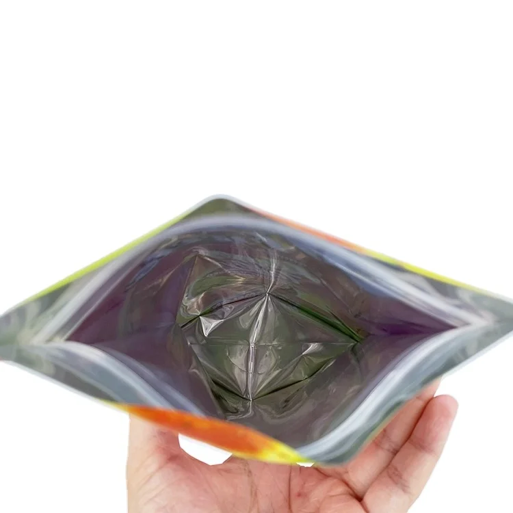 Custom Printed Resealable Zipper Plastic Fishing Lure Bag Soft Plastic Lures Bag With Window ...