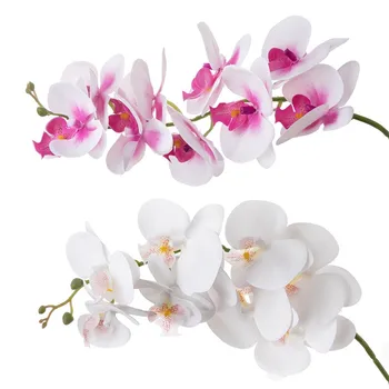 Wholesale Artificial Phalaenopsis Bonsai 92cm Overall Length for Family Decoration Wedding Shopping Mall Use Fake Flowers