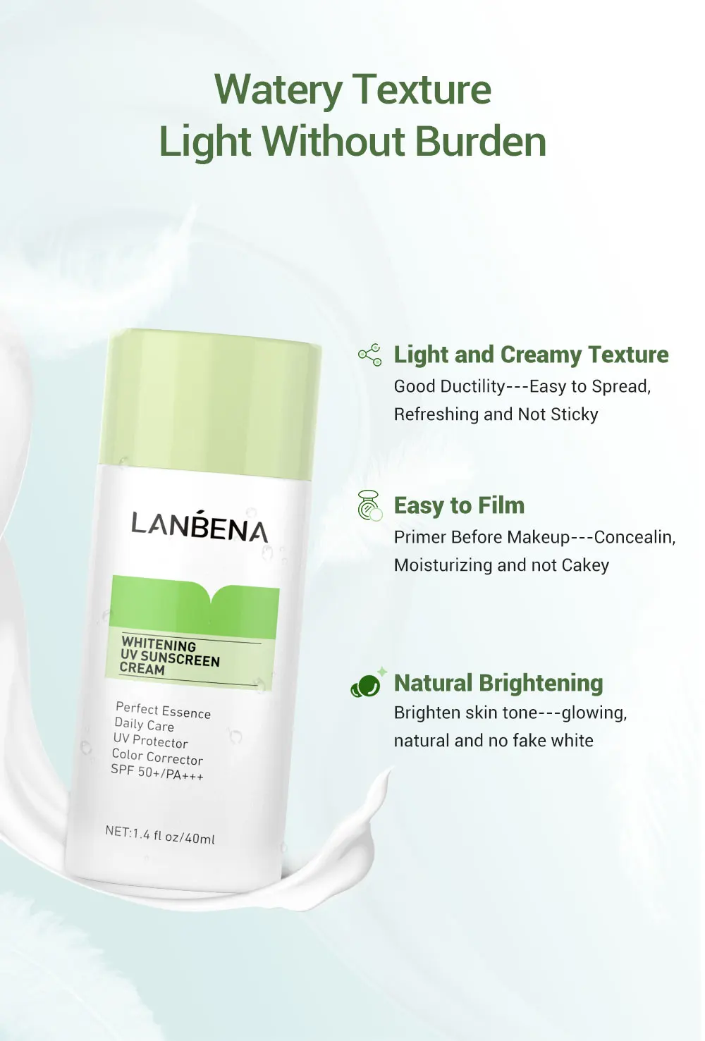 lanbena sunscreen ingredients