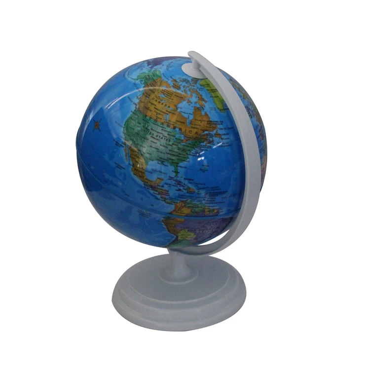 Офисные и школьные принадлежности для декора, преподавающий пластиковый вращающийся шар размером 17 см